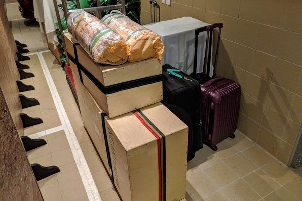 Taishan Museum, artworks boxes